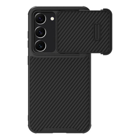 Nillkin Synthetic Fiber S Case etui Samsung Galaxy S23 pokrowiec osłona na aparat czarne Nillkin Synthetic Fiber S Case etui Samsung Galaxy S23 pokrowiec osłona na aparat czarne