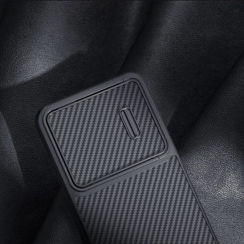 Nillkin Synthetic Fiber S Case etui Samsung Galaxy S23 pokrowiec osłona na aparat czarne Nillkin Synthetic Fiber S Case etui Samsung Galaxy S23 pokrowiec osłona na aparat czarne