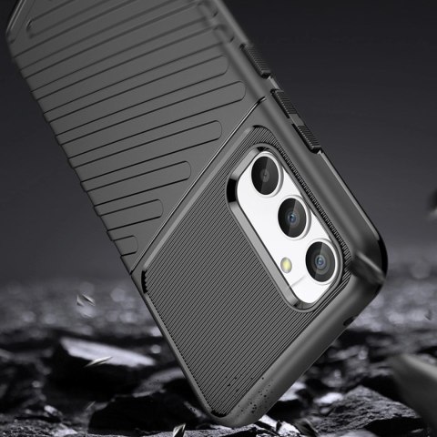 Thunder Case etui do Samsung Galaxy A34 5G silikonowy pancerny pokrowiec czarne Thunder Case etui do Samsung Galaxy A34 5G silikonowy pancerny pokrowiec czarne