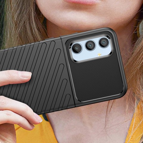 Thunder Case etui do Samsung Galaxy A54 5G silikonowy pancerny pokrowiec czarne Thunder Case etui do Samsung Galaxy A54 5G silikonowy pancerny pokrowiec czarne