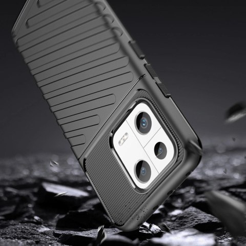 Thunder Case etui do Xiaomi 13 silikonowy pancerny pokrowiec czarne Thunder Case etui do Xiaomi 13 silikonowy pancerny pokrowiec czarne