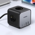 Ugreen kostka listwa zasilająca 65W USB / USB C + 3x gniazdo AC czarna (CD268) Ugreen kostka listwa zasilająca 65W USB / USB C + 3x gniazdo AC czarna (CD268)