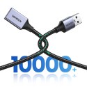 Ugreen przedłużacz adapter kabel przewód USB (męski) - USB (żeński) 3.0 5Gb/s 2m szary (US115) Ugreen przedłużacz adapter kabel przewód USB (męski) - USB (żeński) 3.0 5Gb/s 2m szary (US115)