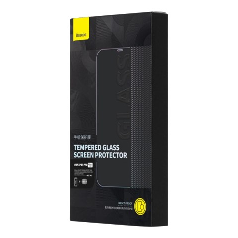 Baseus Privacy szkło hartowane do iPhone 14 Pro na cały ekran 0.3mm prywatyzujące filtr Anti Spy + ramka montażowa Baseus Privacy szkło hartowane do iPhone 14 Pro na cały ekran 0.3mm prywatyzujące filtr Anti Spy + ramka montażowa