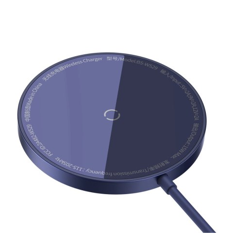 Baseus Simple Mini3 ładowarka magnetyczna MagSafe Qi 15W fioletowa Baseus Simple Mini3 ładowarka magnetyczna MagSafe Qi 15W fioletowa