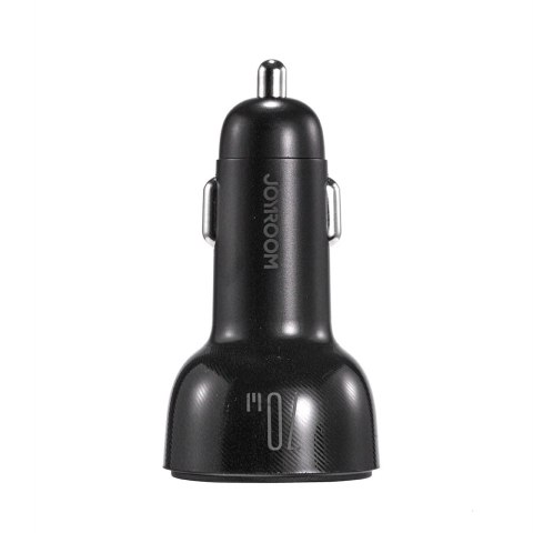 Joyroom ładowarka samochodowa 70W z 3 portami: USB, 2 x USB C czarna (JR-CL26) Joyroom ładowarka samochodowa 70W z 3 portami: USB, 2 x USB C czarna (JR-CL26)