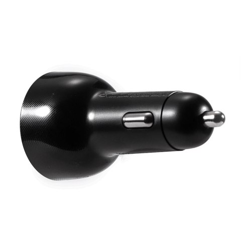 Joyroom ładowarka samochodowa 70W z 3 portami: USB, 2 x USB C czarna (JR-CL26) Joyroom ładowarka samochodowa 70W z 3 portami: USB, 2 x USB C czarna (JR-CL26)