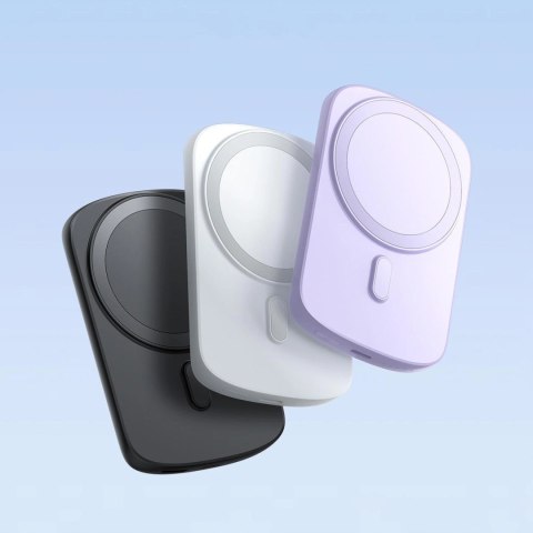 Joyroom powerbank indukcyjny 6000mAh z ringiem i podstawką do 20W biały (JR-W030) Joyroom powerbank indukcyjny 6000mAh z ringiem i podstawką do 20W biały (JR-W030)