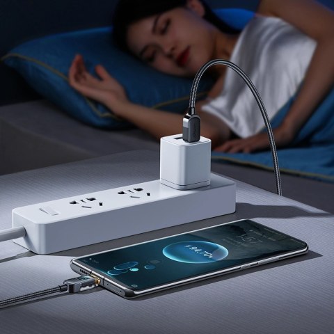 Kabel Joyroom A4 USB-C / USB-C 100W 1.2m z wyświetlaczem - czarny Kabel Joyroom A4 USB-C / USB-C 100W 1.2m z wyświetlaczem - czarny