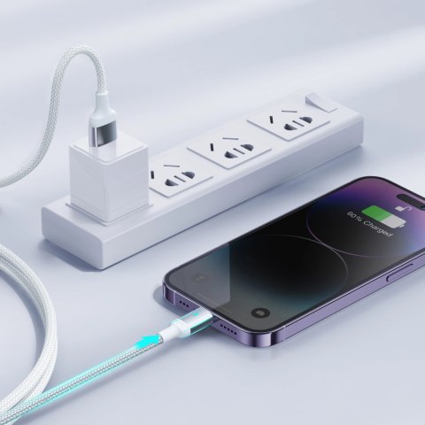 Kabel Joyroom Extraordinary Series A10 Lightning / USB-C PD 20W 1.2 m - biały Kabel Joyroom Extraordinary Series A10 Lightning / USB-C PD 20W 1.2 m - biały