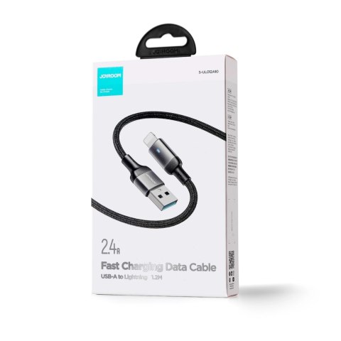 Kabel Joyroom Extraordinary Series A10 USB-A / Lightning 2.4A 1.2 m - czarny Kabel Joyroom Extraordinary Series A10 USB-A / Lightning 2.4A 1.2 m - czarny