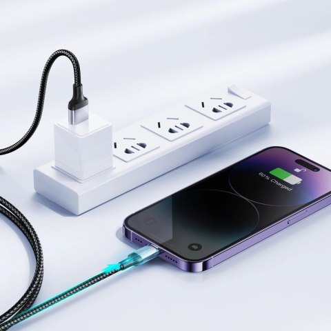 Kabel Joyroom Extraordinary Series A10 USB-A / Lightning 2.4A 1.2 m - czarny Kabel Joyroom Extraordinary Series A10 USB-A / Lightning 2.4A 1.2 m - czarny