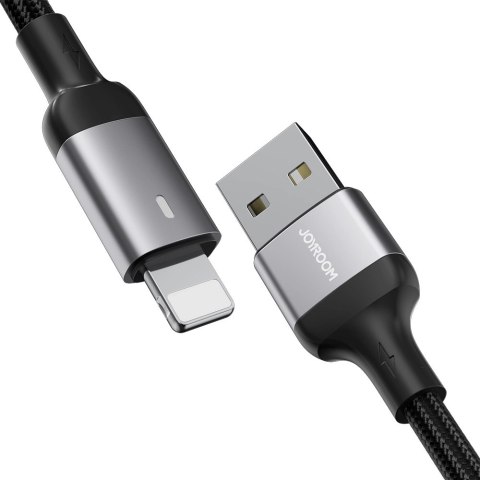 Kabel Joyroom Extraordinary Series A10 USB-A / Lightning 2.4A 1.2 m - czarny Kabel Joyroom Extraordinary Series A10 USB-A / Lightning 2.4A 1.2 m - czarny