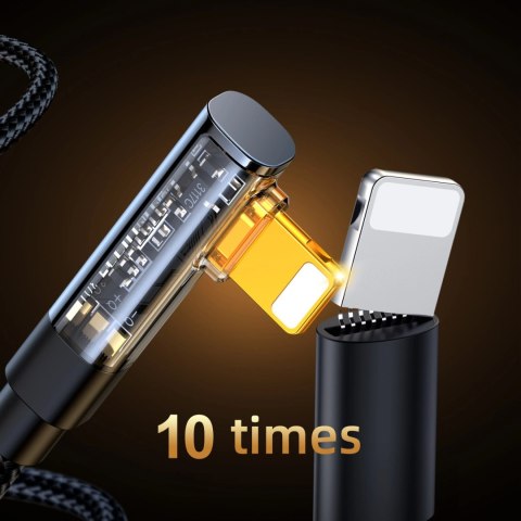 Kabel Joyroom Gaming Cable S-CL020A6 Lightning (kątowy) / USB-C (prosty) 20W 1.2 m - czarny Kabel Joyroom Gaming Cable S-CL020A6 Lightning (kątowy) / USB-C (prosty) 20W 1.2 m - czarny