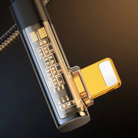 Kabel Joyroom Gaming Cable S-UL012A6 Lightning (kątowy) / USB-A (prosty) 2.4A 1.2 m - czarny Kabel Joyroom Gaming Cable S-UL012A6 Lightning (kątowy) / USB-A (prosty) 2.4A 1.2 m - czarny