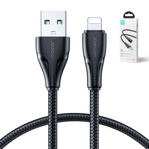 Kabel Joyroom Surpass Series A11 USB-A / Lightning 2.4A 1.2 m - czarny Kabel Joyroom Surpass Series A11 USB-A / Lightning 2.4A 1.2 m - czarny