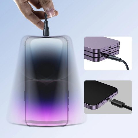 Kabel Joyroom Surpass Series A11 USB-A / Lightning 2.4A 1.2 m - czarny Kabel Joyroom Surpass Series A11 USB-A / Lightning 2.4A 1.2 m - czarny