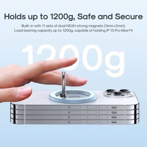 Magnetyczny uchwyt na telefon Joyroom JR-Mag-M2 MagSafe - niebieski Magnetyczny uchwyt na telefon Joyroom JR-Mag-M2 MagSafe - niebieski