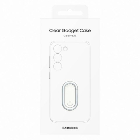 Samsung Clear Gadget Case etui Samsung Galaxy S23 pokrowiec ring holder podstawka przezroczyste (EF-XS911CTEGWW) Samsung Clear Gadget Case etui Samsung Galaxy S23 pokrowiec ring holder podstawka przezroczyste (EF-XS911CTEGWW)