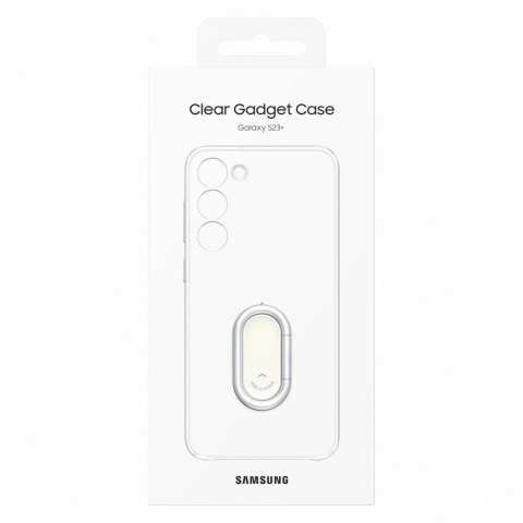 Samsung Clear Gadget Case etui Samsung Galaxy S23+ pokrowiec ring holder podstawka przezroczyste (EF-XS916CTEGWW) Samsung Clear Gadget Case etui Samsung Galaxy S23+ pokrowiec ring holder podstawka przezroczyste (EF-XS916CTEGWW)