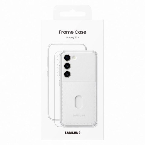 Samsung Frame Cover etui Samsung Galaxy S23 pokrowiec z wymiennymi pleckami białe (EF-MS911CWEGWW) Samsung Frame Cover etui Samsung Galaxy S23 pokrowiec z wymiennymi pleckami białe (EF-MS911CWEGWW)
