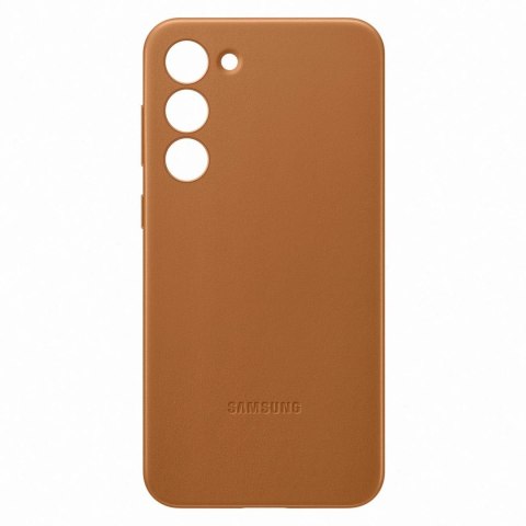Samsung Leather Cover etui Samsung Galaxy S23+ pokrowiec z naturalnej skóry camel (EF-VS916LAEGWW) Samsung Leather Cover etui Samsung Galaxy S23+ pokrowiec z naturalnej skóry camel (EF-VS916LAEGWW)