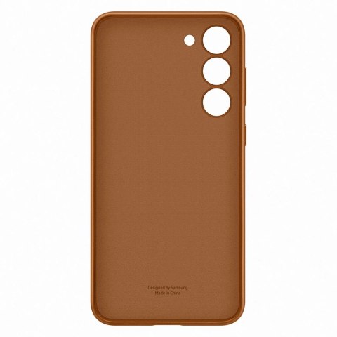Samsung Leather Cover etui Samsung Galaxy S23+ pokrowiec z naturalnej skóry camel (EF-VS916LAEGWW) Samsung Leather Cover etui Samsung Galaxy S23+ pokrowiec z naturalnej skóry camel (EF-VS916LAEGWW)