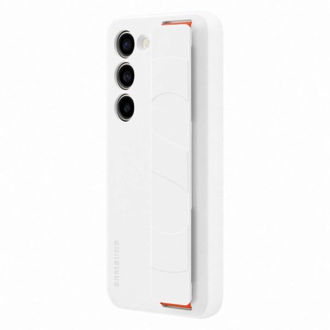 Samsung Silicone Grip Cover etui Samsung Galaxy S23 silikonowy pokrowiec z paskiem na rękę białe (EF-GS911TWEGWW) Samsung Silicone Grip Cover etui Samsung Galaxy S23 silikonowy pokrowiec z paskiem na rękę białe (EF-GS911TWEGWW)