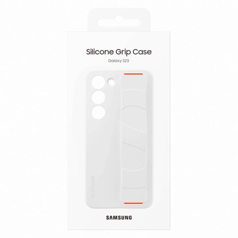 Samsung Silicone Grip Cover etui Samsung Galaxy S23 silikonowy pokrowiec z paskiem na rękę białe (EF-GS911TWEGWW) Samsung Silicone Grip Cover etui Samsung Galaxy S23 silikonowy pokrowiec z paskiem na rękę białe (EF-GS911TWEGWW)