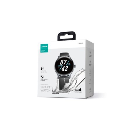 Smartwatch Joyroom Classis Series JR-FC1 z funkcją odbierania połączeń / ochroną IP68 - szary Smartwatch Joyroom Classis Series JR-FC1 z funkcją odbierania połączeń / ochroną IP68 - szary