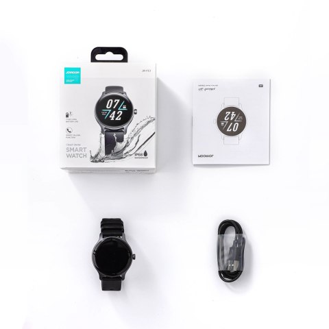 Smartwatch Joyroom Classis Series JR-FC1 z funkcją odbierania połączeń / ochroną IP68 - szary Smartwatch Joyroom Classis Series JR-FC1 z funkcją odbierania połączeń / ochroną IP68 - szary