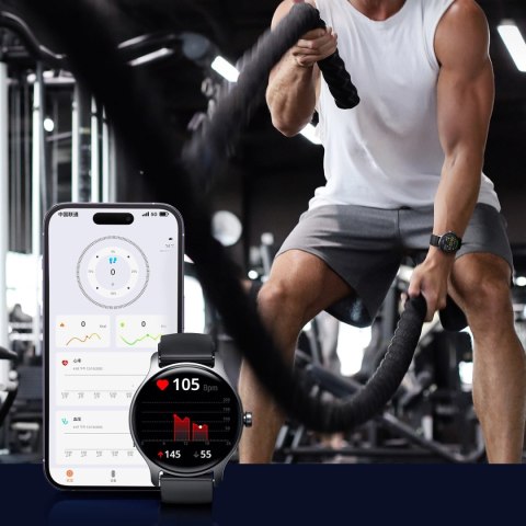Smartwatch Joyroom Classis Series JR-FC1 z funkcją odbierania połączeń / ochroną IP68 - szary Smartwatch Joyroom Classis Series JR-FC1 z funkcją odbierania połączeń / ochroną IP68 - szary