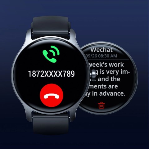 Smartwatch Joyroom Classis Series JR-FC1 z funkcją odbierania połączeń / ochroną IP68 - szary Smartwatch Joyroom Classis Series JR-FC1 z funkcją odbierania połączeń / ochroną IP68 - szary