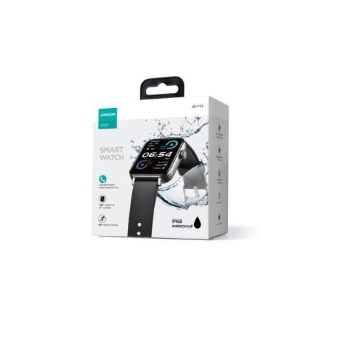 Smartwatch Joyroom Fit-Life JR-FT5 z funkcją odbierania połączeń / ochroną IP68 - czarny Smartwatch Joyroom Fit-Life JR-FT5 z funkcją odbierania połączeń / ochroną IP68 - czarny