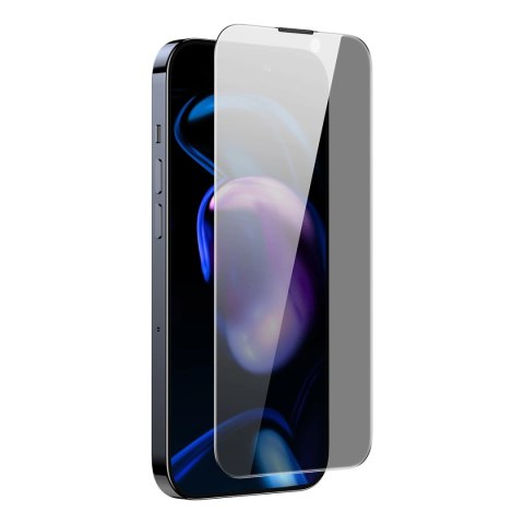 Baseus Privacy szkło hartowane do iPhone 14 Pro na cały ekran 0.4mm prywatyzujące filtr Anti Spy + zestaw montażowy Baseus Privacy szkło hartowane do iPhone 14 Pro na cały ekran 0.4mm prywatyzujące filtr Anti Spy + zestaw montażowy