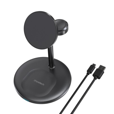 Choetech stacja ładująca indukcyjna 3w1 iPhone 12/13/14, AirPods Pro, Apple Watch czarna (T585-F) Choetech stacja ładująca indukcyjna 3w1 iPhone 12/13/14, AirPods Pro, Apple Watch czarna (T585-F)
