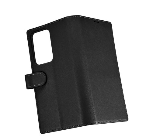 ICarer Wallet Case etui do Samsung Galaxy S23 Ultra skórzany pokrowiec portfel czarne ICarer Wallet Case etui do Samsung Galaxy S23 Ultra skórzany pokrowiec portfel czarne