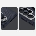 Nillkin Strap Case etui do Samsung Galaxy S23 Ultra pancerny pokrowiec z paskiem na rękę niebieskie