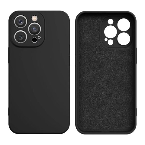 Silicone case etui Samsung Galaxy A14 5G / Galaxy A14 silikonowy pokrowiec czarne Silicone case etui Samsung Galaxy A14 5G / Galaxy A14 silikonowy pokrowiec czarne