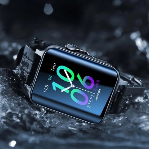 Smartwatch Joyroom Fit-Life JR-FT6 z funkcją odbierania połączeń / ochroną IP68 - czarny Smartwatch Joyroom Fit-Life JR-FT6 z funkcją odbierania połączeń / ochroną IP68 - czarny