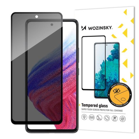 Wozinsky Privacy Glass szkło hartowane Samsung Galaxy A53 5G z filtrem Anti Spy prywatyzujące Wozinsky Privacy Glass szkło hartowane Samsung Galaxy A53 5G z filtrem Anti Spy prywatyzujące