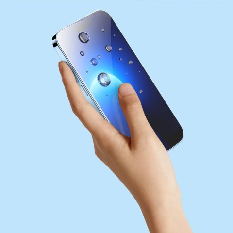 Baseus szkło hartowane do iPhone 14 Pro Max na cały ekran z osłoną na głośnik 0.4mm + zestaw montażowy Baseus szkło hartowane do iPhone 14 Pro Max na cały ekran z osłoną na głośnik 0.4mm + zestaw montażowy