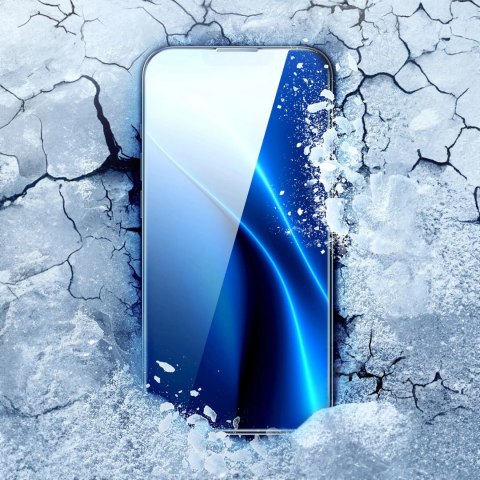 Baseus szkło hartowane do iPhone 14 Pro Max na cały ekran z osłoną na głośnik 0.4mm + zestaw montażowy Baseus szkło hartowane do iPhone 14 Pro Max na cały ekran z osłoną na głośnik 0.4mm + zestaw montażowy