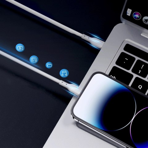 Kabel Joyroom Premium Series A13 Lightning / USB-C 20W 2m - biały Kabel Joyroom Premium Series A13 Lightning / USB-C 20W 2m - biały