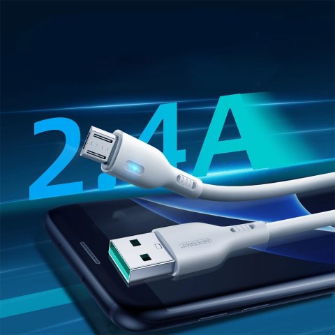 Kabel Joyroom Premium Series A13 USB-A / micro USB 2.4A 2m - biały Kabel Joyroom Premium Series A13 USB-A / micro USB 2.4A 2m - biały