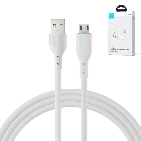 Kabel Joyroom Premium Series A13 USB-A / micro USB 2.4A 2m - biały Kabel Joyroom Premium Series A13 USB-A / micro USB 2.4A 2m - biały
