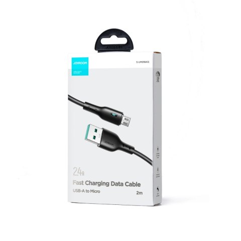 Kabel Joyroom Premium Series A13 USB-A / micro USB 2.4A 2m - czarny Kabel Joyroom Premium Series A13 USB-A / micro USB 2.4A 2m - czarny