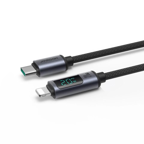 Kabel Joyroom Prism Series A16 Lightning / USB-C PD 20W 1.2m - czarny Kabel Joyroom Prism Series A16 Lightning / USB-C PD 20W 1.2m - czarny