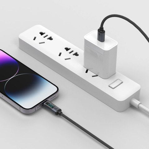 Kabel Joyroom Prism Series A16 Lightning / USB-C PD 20W 1.2m - czarny Kabel Joyroom Prism Series A16 Lightning / USB-C PD 20W 1.2m - czarny