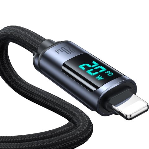 Kabel Joyroom Prism Series A16 Lightning / USB-C PD 20W 1.2m - czarny Kabel Joyroom Prism Series A16 Lightning / USB-C PD 20W 1.2m - czarny